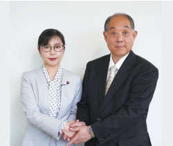 かとう鮎子代議士と